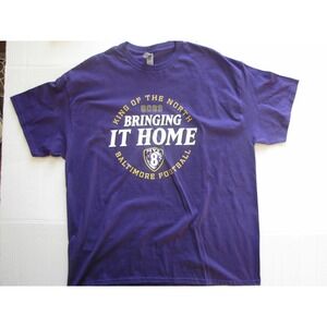 Baltimore Ravens Shirt Mens XL Purple NFL Football Kings of the North 2023